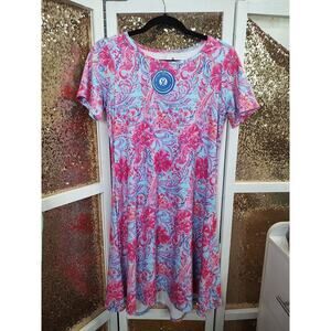 Charlie's Project Dress XS Pink Floral New With Tags